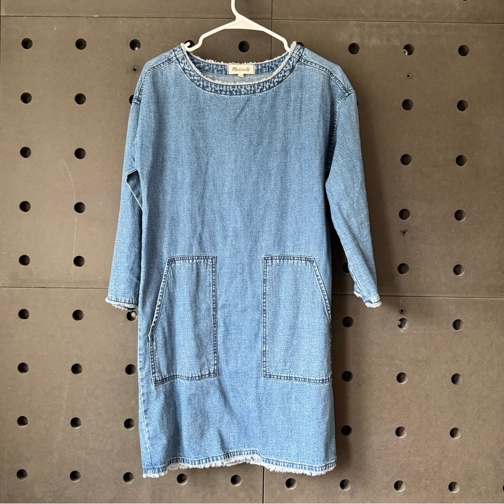Madewell Popover Denim Dress